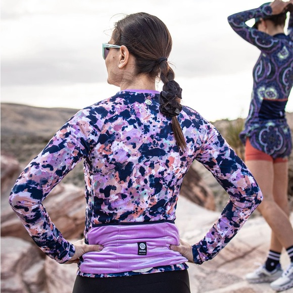 BRAVA Long Sleeve Thermal Jersey - Escape Dawn. (700) - Picture 3 of 4